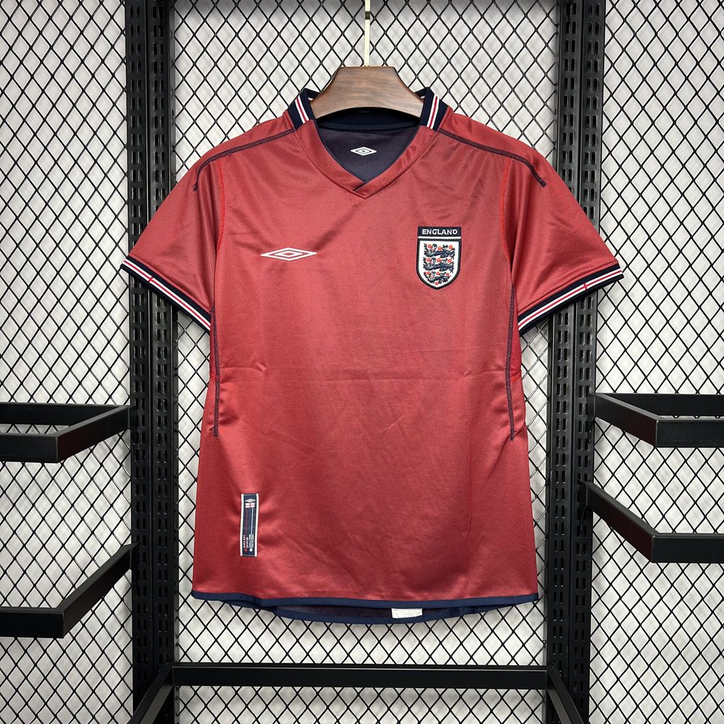 Retro Inglaterra 2002 Away Jersey (Double-sided)