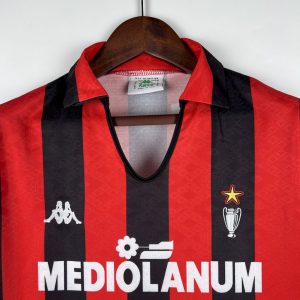 Retro AC Milan 1988/89 Home Champion Jersey