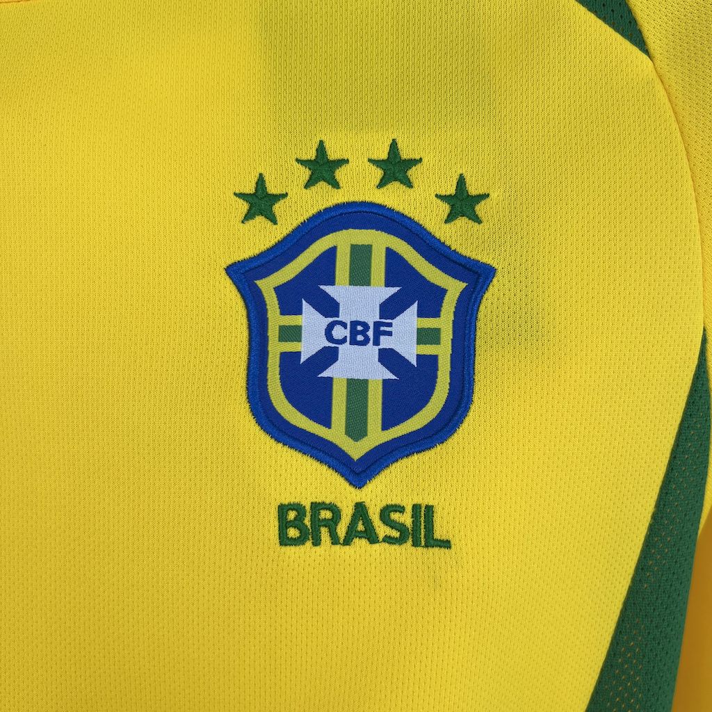 Retro Brasil 2002 Home Jersey