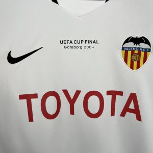 Retro Valencia CF 2003/2004 UEFA Cup Final Home Jersey