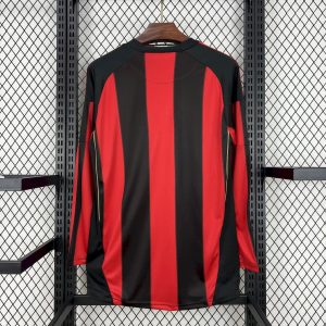 Retro AC Milan 2010/11 Home Long Sleeve Jersey