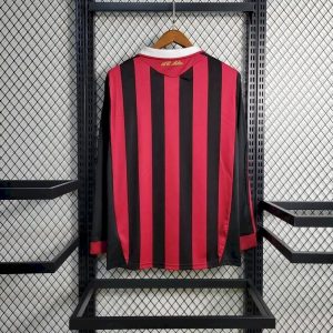 Retro AC Milan 2009/10 Home Long Sleeve Jersey