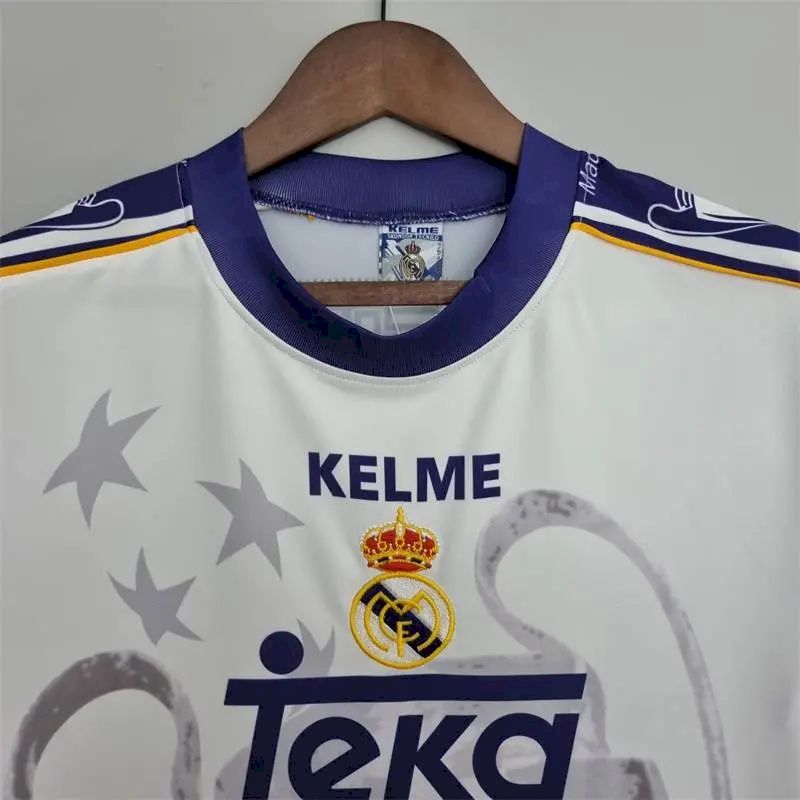 Retro Real Madrid 1997/98 Champions League 7 Champions Commemorative Jersey