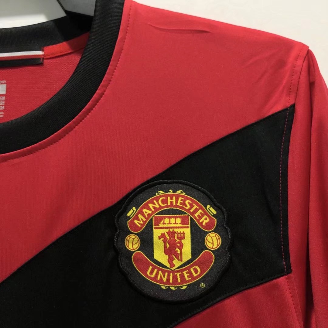Retro Manchester United 2009/10 Home Long Sleeves Jersey