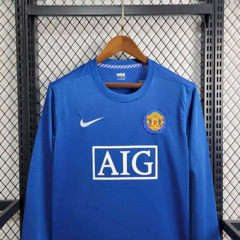 Retro Manchester United 2008/09 Third Long Sleeves Jersey
