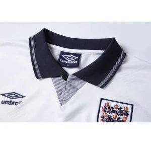 Retro Inglaterra 1990/1992 Home Jersey