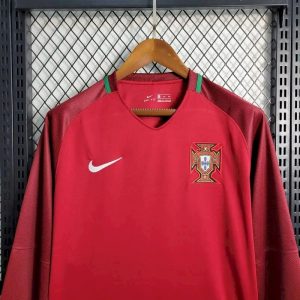Retro Portugal 2016/17 Home Long Sleeve Jersey