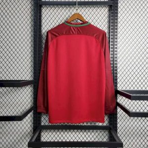Retro Portugal 2016/17 Home Long Sleeve Jersey