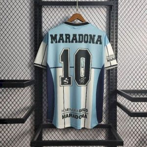 Retro Argentina 2010 Maradona Retirement Commemorative Edition Jersey