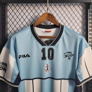 Retro Argentina 2010 Maradona Retirement Commemorative Edition Jersey