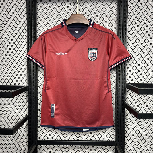 Retro Inglaterra 2002 Away Jersey (Double-sided)