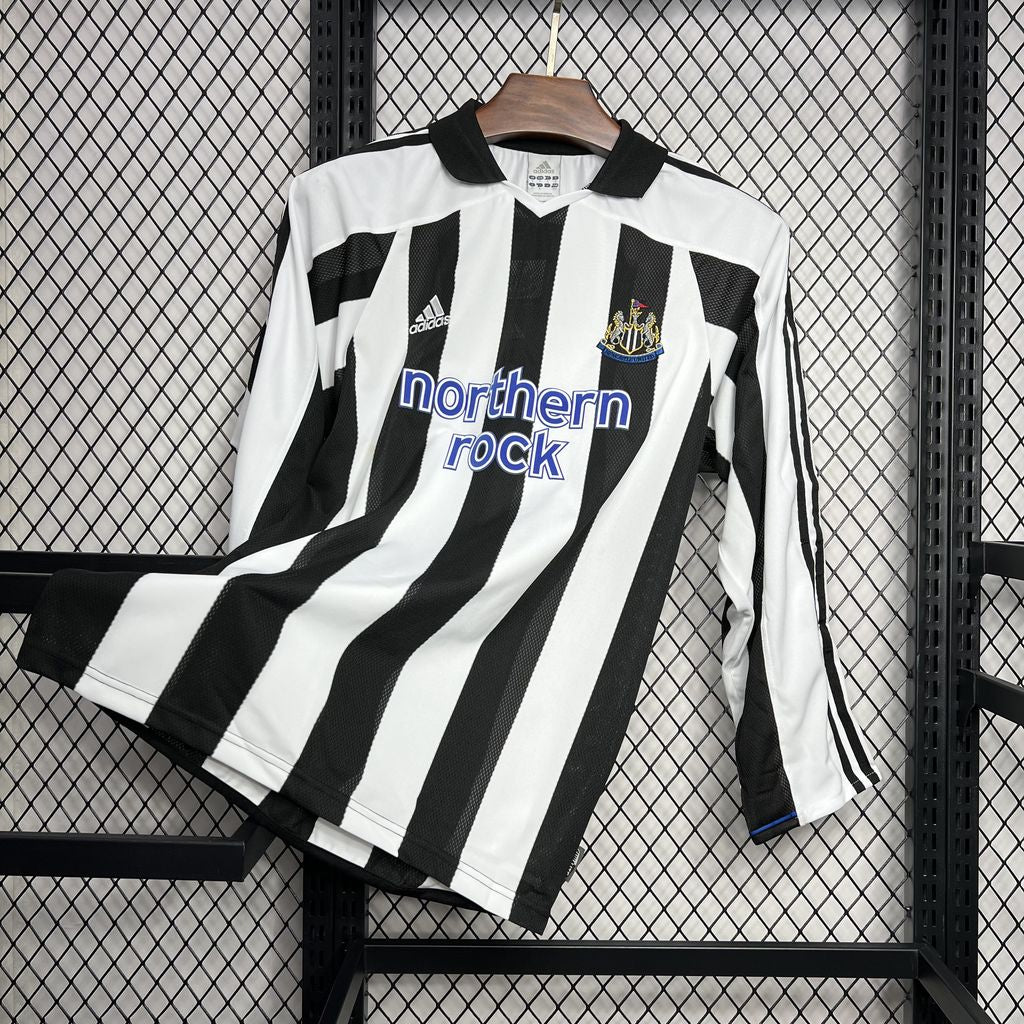 Retro Newcastle United 2003/05 Home Long Sleeve Jersey
