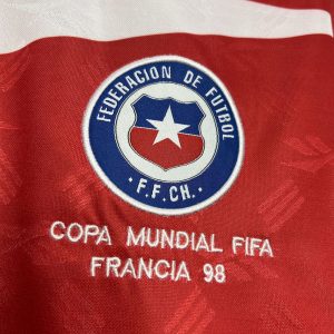Retro Chile 1998 Home Long Sleeve Jersey