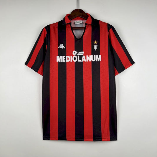 Retro AC Milan 1988/89 Home Champion Jersey