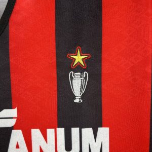 Retro AC Milan 1988/89 Home Champion Jersey
