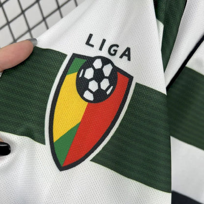 Retro Sporting CP 2001/03 Home Long Sleeve Jersey