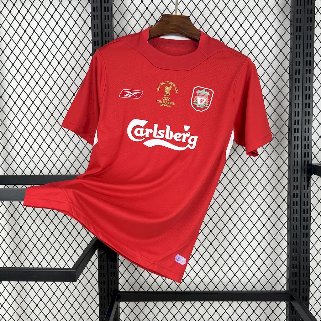 Retro Liverpool 2005 Home Jersey