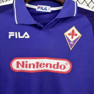 Retro Fiorentina 1998/99 Home Long Sleeve Jersey