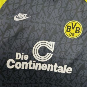 Retro Borussia Dortmund 1995/96 Away Long Sleeve Jersey