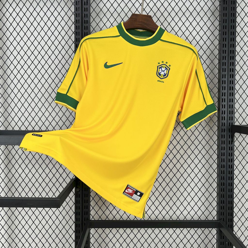 Retro Brasil 1998 Home Jersey