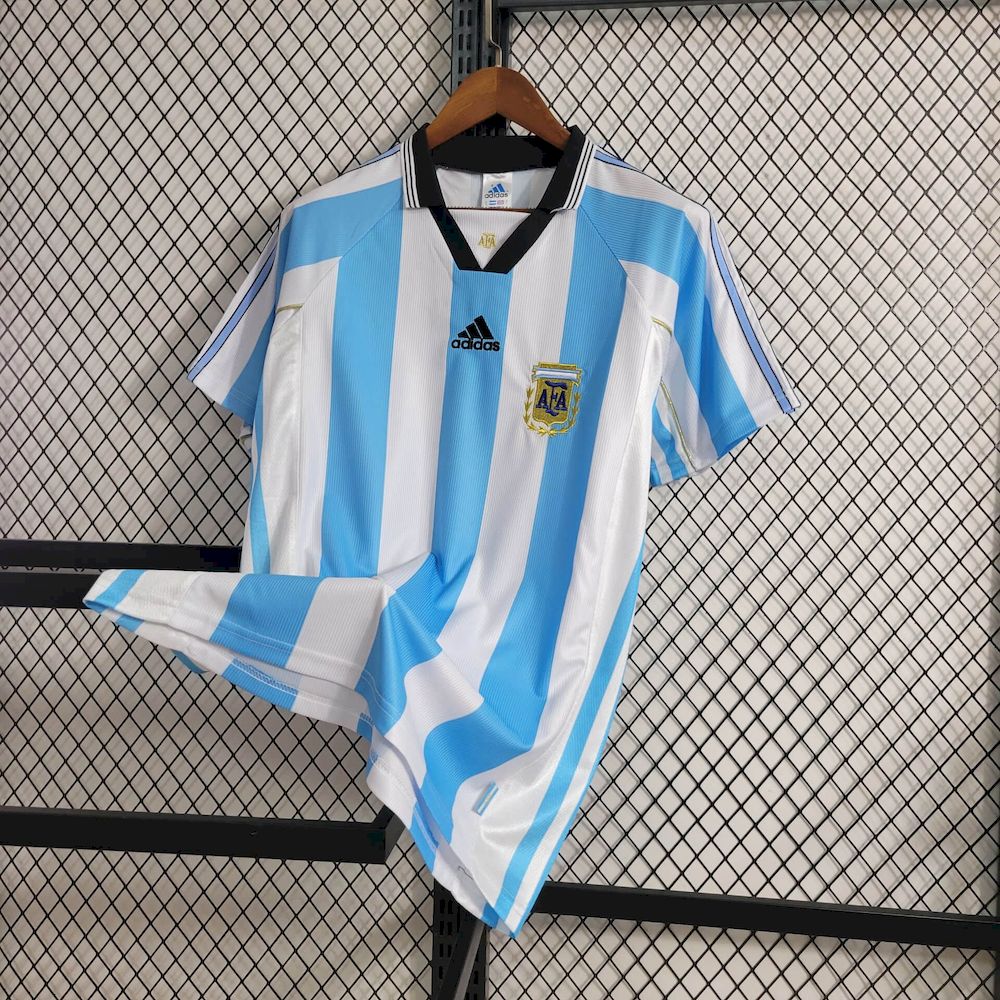 Retro Argentina 1998 Home Jersey