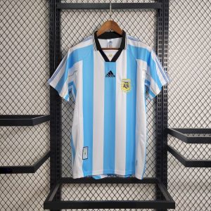Retro Argentina 1998 Home Jersey
