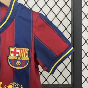 Retro Barcelona 2009/10 Home Kids Kit