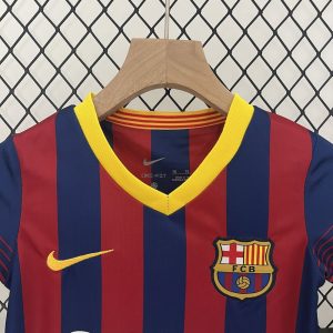 Retro Barcelona 2013/14 Home Kids Kit