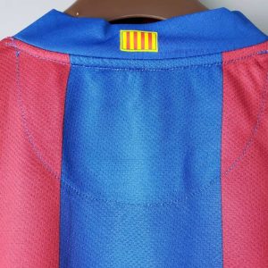Retro Barcelona 2007/08 Home Long Sleeve Jersey