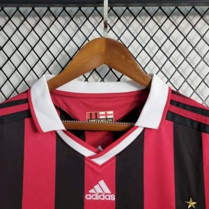 Retro AC Milan 2009/10 Home Long Sleeve Jersey