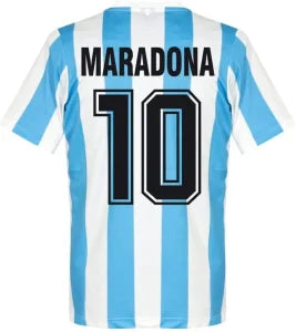 Retro Argentina 1986 Maradona Home Jersey