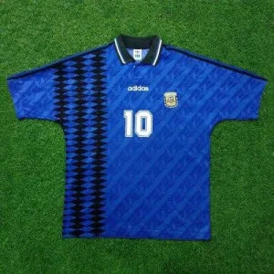 Retro Argentina 1994 Away Maradona 10 Jersey