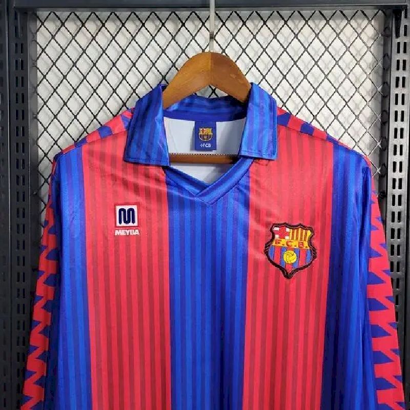 Retro Barcelona 1991/92 Home Long Sleeve Jersey