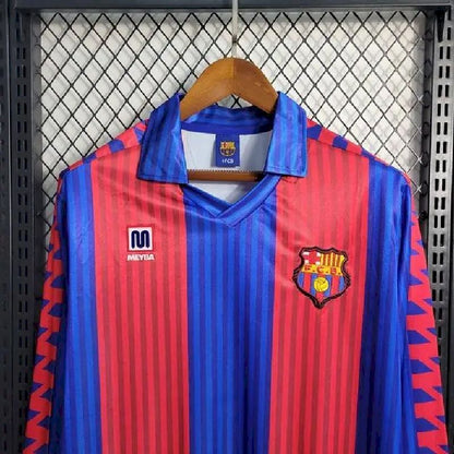 Retro Barcelona 1991/92 Home Long Sleeve Jersey