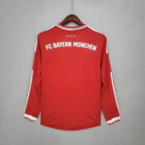 Retro Bayern Munich 2013/14 Home Champions League Long Sleeve Jersey