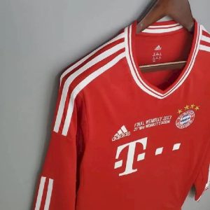 Retro Bayern Munich 2013/14 Home Champions League Long Sleeve Jersey
