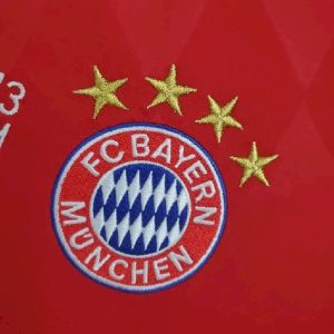 Retro Bayern Munich 2013/14 Home Champions League Long Sleeve Jersey