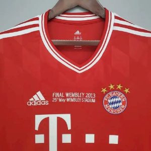 Retro Bayern Munich 2013/14 Home Champions League Long Sleeve Jersey