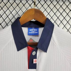 Retro Inglaterra 1998 Home Long Jersey