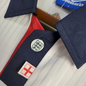 Retro Inglaterra 1998 Home Long Jersey