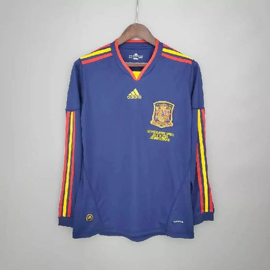 Retro España 2010 Away Long Sleeve Jersey