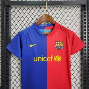 Retro Barcelona 2008/09 Home Kids Kit